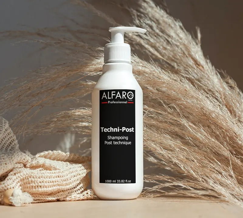 Bouteille de produit de la marque Alfaro